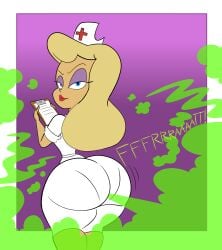 animaniacs ass biggypiggy brap butt fart fart_fetish farting farting_at_viewer farts fetish gassy green_gas hello_nurse nurse thick_ass what yoshizilla