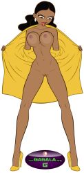 alpha_channel breasts dark-skinned_female dark_skin disney disney_channel for_sticker_use gagala kim_possible melanin monique_(kim_possible) nipples phillipthe2 png pussy sticker_template transparent_background transparent_png