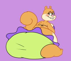 1girls ass belly bikini biting_lip brown_fur buckteeth chubby chubby_female fat fawxen female female_focus female_only flustered hips large_ass looking_back nickelodeon sandy_cheeks sitting smooth_skin spongebob_squarepants squirrel squirrel_humanoid stomach tan_fur thick_thighs thighs wide_hips