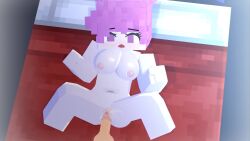 1boy 1girls 3d animated big_breasts big_penis blush continue_after_cum cum cum_drip cum_in_pussy cum_inflation cum_inside cum_on_body cumflation cumshot longer_than_30_seconds longer_than_one_minute minecraft minecraft_xxx mizuki_(mymizukid) multiple_orgasms mymizukid pale_skin penis penis_growth pink_ears pink_eyes pink_hair pussy som sound tagme transformation transformation_through_sex veiny_penis video white_body x-ray