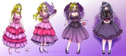 2022 blonde_hair blush caelia hex_maniac hexification hypnosis light_skinned_female pokeball pokemon porniky purple_hair smile tagme transformation