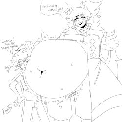 belly big_belly femboy fortnite giant long_hair male_pred nezumi_(fortnite) part_2 theroyalllama thighs vore