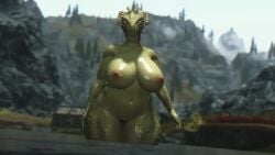 1girls 3d animated anthro argonian ass bethesda_softworks breasts busty completely_nude coolmaster98 female female_only front_view green_body large_breasts mp4 multiple_views no_sound nude outside overweight rear_view scalie seductive skyrim solo standing_in_water swaying_breasts swaying_hips tail the_elder_scrolls thick_ass thick_thighs video voluptuous water wet