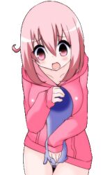 big_breasts groping hoodie izuyu_(panic_party) panic_party