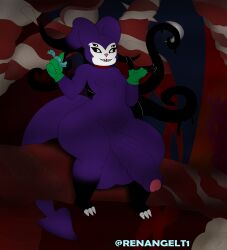 anthro big_balls big_penis impmon male male_only renangelt1 tentacle