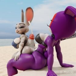 1:1 3d 3d_(artwork) anthro ass beach big_breasts big_butt big_penis bikini bikini_thong bikini_top black_bikini black_bikini_bottom black_bikini_top black_clothing black_swimwear blender_(software) blue_bikini_top bodily_fluids bottomless breasts clothed clothing collar cream_the_rabbit creepypasta cum cum_on_face cumshot darcy_the_rabbit_(therabbitsnsfw) demon_rabbit digital_media_(artwork) disney dman3d duo ejaculation erection fan_character female fur futanari genital_fluids genitals grey_body grey_fur gynomorph hi_res hot_dogging huge_breasts huge_butt huge_cock huge_hips huge_thighs intersex intersex/female judy_hopps lagomorph large_breasts leporid mammal mobian mobian_(species) mobian_rabbit outercourse penis public public_nudity public_sex purple_body purple_fur rabbit red_body red_fur seaside sega sex sonic_(series) sonic_the_hedgehog_(series) spiked_collar spikes swimsuit swimwear thick_thighs topwear white_body white_fur zootopia