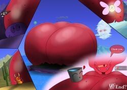 ass_expansion big_ass big_breasts big_thighs breast_expansion brimstone_elemental giantess_growth inflation original_character terraria unknown80000