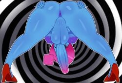 1futa 2d ass back back_view balls bent_over big_ass big_balls big_breasts big_penis blue-skinned_futanari blue_penis blue_skin dickgirl erect_penis erection full-package_futanari futa_only futanari grabbing_own_ass heels huge_ass huge_cock humanoid humanoid_penis hypnosis hypnotizing_viewer innie_pussy large_penis looking_back mario_(series) mind_control nastasia nintendo nipples nude paper_mario penis pink_glans pink_hair pussy scocks4you secretary solo solo_futa spread_legs standing super_paper_mario thick_ass thick_penis thick_thighs voluptuous