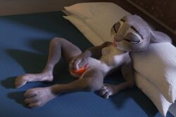 3:2 absurd_res bed bedroom bedroom_eyes breasts breath dildo dildo_insertion disney ears_back eyelashes feet female fever-dreamer floppy_ears fur furniture grey_body grey_fur hi_res inside judy_hopps knees_bent lagomorph leporid looking_down lying mammal masturbation multicolored_body multicolored_ears multicolored_fur narrowed_eyes nude on_back on_bed panting pivoted_ears purple_eyes rabbit seductive sex_toy sex_toy_insertion small_breasts solo spread_legs spreading toe_curl tongue tongue_out two_tone_body two_tone_ears two_tone_fur white_body white_fur zootopia