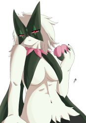 anime anime_style big_breasts big_nipples breasts fanart furry furry_breasts furry_female furry_only hentai meowscarada pokemon pokemon_(species) pokemon_sm pokemon_sv prismdogartz safe sfw wet wet_body wet_pussy