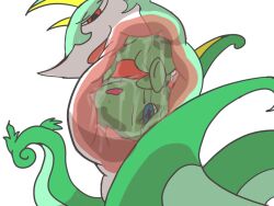 anthro bovid caprine duo forced generation_5_pokemon hybrid imminent_death lizzard male mammal nintendo oskar_(2ndvoice) pokemon pokemon_(species) satisfied_look serperior sheep soft_vore swallowing unwilling_prey vore