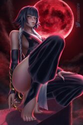 bleach bleach:_the_thousand-year_blood_war breasts feet foot_fetish meelfee soifon