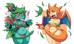 charizard ivy_(tommytornado) ivysaur miki_(tommytornado) pokemon pokemon_(species) tagme tommytornado