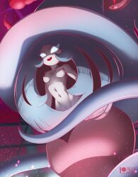 gigantamax gigantamax_hatterene gigantamax_pokémon glowing_eyes hatterene humanoid nipples pokémon_(species) pokemon pokemon_(species) rilex_lenov