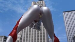 3d large_breasts ultraman_(franchise) ultrawoman vaginal_insertion yoidore