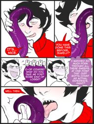 comic cronus_ampora dialogue gay homestuck kankri_vantas ms_paint_adventures punpunichu tagme tentabulge tentacle tentacle_penis troll