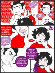 comic cronus_ampora dialogue gay homestuck kankri_vantas ms_paint_adventures punpunichu tagme tentabulge tentacle