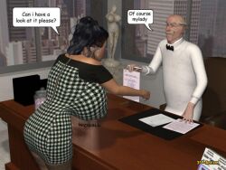 3d 3darling 3rd-art breast_expansion comic dr_bubenstein huge_breasts kelly_(3rd-art) nurse