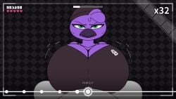 1boy 1girls angry_face animated anthro areola areolae avian beat_banger beat_bar big_breasts big_penis bird cum cum_on_body cum_on_breasts fap_to_beat female furry game huge_breasts jerk_off_instructions komdog komponi long_video longer_than_one_minute male male/female mp4 music nipples paizuri perpendicular_paizuri sex sexual_musical_rhythm sound synced_to_music tagme titjob video zoe_monroe