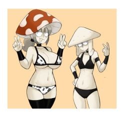 cow_girl fungi garp_sand mom_(garp_sand) mushroom_humanoid original_character tagme