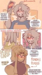 2boys adidas argentina_(countryhumans) boca_juniors brazil_(countryhumans) comic countryhumans kinky_naty male male/male male_only page_6 smile uno