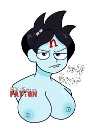 artist_request crash_(series) crash_bandicoot_(series) goth huge_breasts nina_cortex nude speaking text