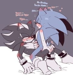 anal anal_sex anthro blushing_male bottom_up_top_down cowboy_position furry gay gay_sex handjob male penetration penis shadow_the_hedgehog sonadow sonadoww sonic_(series) sonic_the_hedgehog sonic_the_hedgehog_(series) yaoi