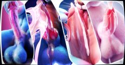 3d balls bodily_fluids collage cum genital_fluids genitals hi_res penis picti tagme tongue