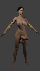 1futa 3d amazonium big_penis cyberpunk_2077 futa_only futanari hanako_arasaka penis solo source_request tagme