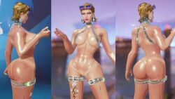 ass blonde_hair emma_frost emma_frost_(marvel_rivals) marvel marvel_rivals mommy thick_thighs white_skin