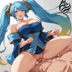 ai_generated ayakonarts blue_eyes league_of_legends sex sona_buvelle