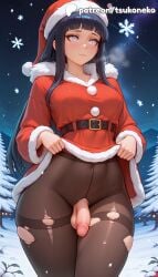 hyuuga hinata from christmas by tsukoneko