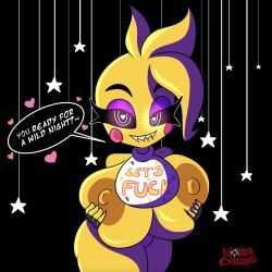 1girls animatronic animatronic_female bottomwear breast_grab chicken female female_only five_nights_at_freddy's five_nights_at_freddy's_2 grabbing_own_breast groping_self huge_ass huge_breasts robot robot_girl teasing theodore_crosshair topless toy_chica_(fnaf)