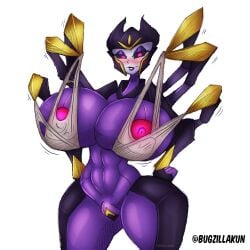 1girls airachnid big_breasts big_nipples breasts bugzilla busty crotch_plate female female_only holding_breast huge_breasts nipples pink_eyes pink_nipples purple_lipstick purple_skin robot robot_girl robot_humanoid simple_background solo solo_female thick_thighs transformers transformers_prime white_background