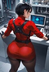 ada_wong ai_generated ass big_ass big_breasts breasts charlychad007 resident_evil resident_evil_4 resident_evil_4_remake thick_thighs wide_hips