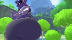 animated big_ass big_breasts breasts bubble_butt female fortnite furry huge_ass huge_breasts hyper_ass no_sound nonarycubed raven_team_leader tagme thick_thighs video vrchat wide_hips