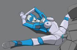 1boy 1girls azzertyimages blue_eyes breasts chromia grey_lips grey_skin medium_breasts nipples penetration penis pussy robot robot_girl robot_humanoid sex straight transformers transformers_g1 vagina vaginal_penetration vaginal_sex