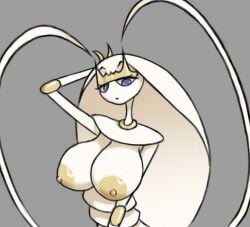 1girls antennae antennae_(anatomy) anthro big_boobs big_breasts big_xande boobs bug bug_girl cockroach cockroach_girl cockroach_humanoid female naked naked_female nintendo nipples pheromosa pokemon pokemon_(species) tagme thin thin_arms ultra_beast