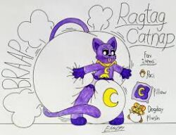 anthro cat catnap_(poppy_playtime) diaper diaperfur furry littlebigkahuna38489 tagme