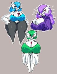 big_breasts breasts cleavage dork_boi female gardevoir huge_breasts lewd_dorky pokemon pokemon_(species) tagme thick_thighs wide_hips