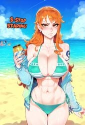 nami (one piece) from one piece by yelua