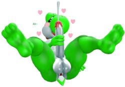 3d 3d_(artwork) anthro anus bigballs dinosaur ejaculation erect furry garry's_mod gay jellyyoshi kabalmystic male mario_(series) masturbation nintendo nude penis semen solo white_background yoshi