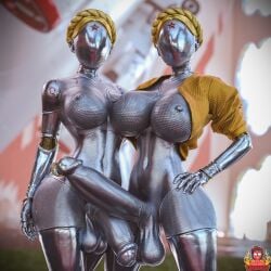 2futas 2girls 3d 3d_(artwork) anthro atomic_heart ballerina ballet balls big_breasts big_penis breasts clothing digital_media_(artwork) duo erection faceless_character faceless_female female forsaken_(artist) futa futa_only futanari genitals gynomorph hair hand_on_hip hi_res huge_breasts huge_cock huge_penis huge_tits humanoid_genitalia humanoid_penis intersex large_breasts large_penis left_(atomic_heart) legwear machine metal mostly_nude penis red_star right_(atomic_heart) robot russian sibling standing star stockings the_twins_(atomic_heart) thick_ass thick_legs thick_penis thick_thighs twins wide_hips