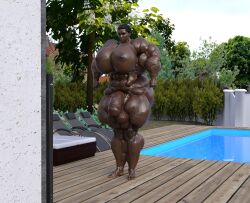 1futa 3d admiring barefoot big_ass big_breasts big_butt completely_nude dark-skinned_futanari daz_studio dzcelestial3d exhibitionism feet flexing foreskin futa_giantess futa_only futanari giantess human hyper hyper_lips hyper_muscles hyper_penis lips mini_giantess mirror muscular nude nude_futanari outside poolside solo wet