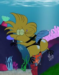 2d beaver bikini_bottom coral coral_reef hawaii honeymoon kelp kingofthejungle1993 ocean rodent sea sea_anemone seaweed swimming the_angry_beavers treeflower underwater water webbed_feet