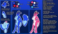 2017 3_toes alternate_color anthro anus areola ass balls big_breasts big_penis blue_body blue_eyes blue_penis blue_scales blue_skin breasts character_name color_swatch digital_media_(artwork) english_text feet fingers genitals glans herm intersex june_(justathereptile) justathereptile komodo_dragon lizard model_sheet monitor_lizard non-mammal_breasts nude penis pink_body pink_glans pink_pussy pink_scales pink_skin pussy red_eyes reptile scales scalie scutes simple_background smile solo tail text toes watermark