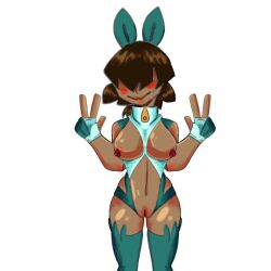 bunny_ears bunny_girl habalirojo nsfw tagme