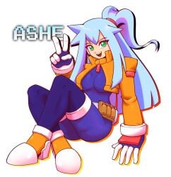 ashe_(megaman_zx) bumpkin_(bumpkinnie) mega_man mega_man_zx_advent tagme