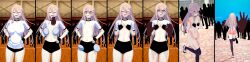 3d ass assisted_exposure breast_padding completely_nude completely_nude_female covered_nipples covering_breasts danganronpa danganronpa_v3 embarrassed embarrassed_nude_female enf exposed_breasts fake_breasts female flat_chest iruma_miu koikatsu nude public_nudity red_ass small_breasts spanked spanked_ass straight_hair streaking thick_ass ultimateenf