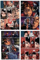 age_difference alternate_outcome au bed black_cat_(marvel) catsuit fanedit felicia_hardy implied_sex jd_smith justin_ponsor mark_bagley marvel milf older_female older_woman_and_younger_boy peter_parker sara_pichelli shirtless_male short_hair spider-man ultimate_black_cat ultimate_spider-man ultimate_spider-man_85 unmasked victim_official waking_up white_wig